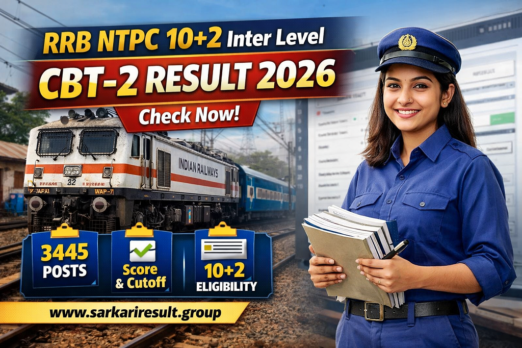 RRB NTPC 10+2 CBT-2 Result 2026