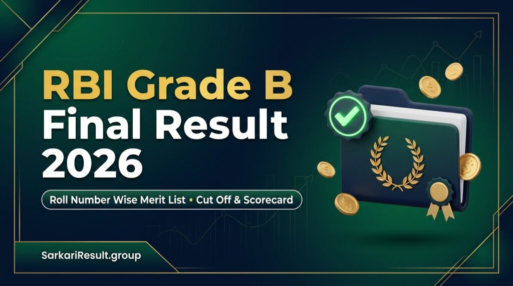 RBI Officer Grade B Result 2026 Final Merit List